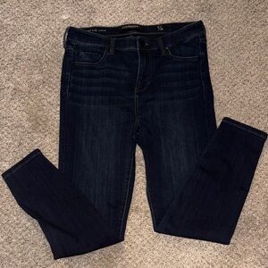 Liverpool Dark Indigo Women's High rise ankle Skinny Jeans SZ 8/29
